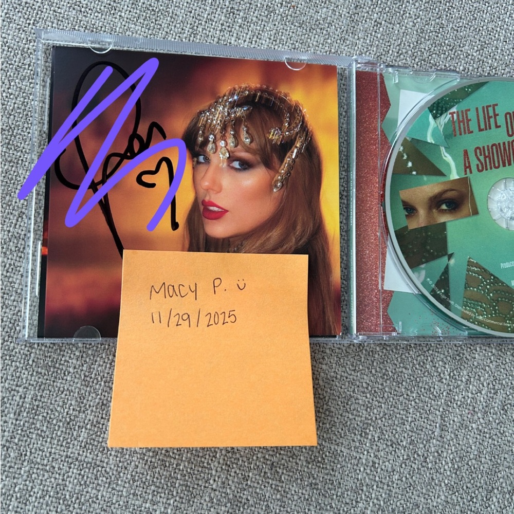 The Life of a Showgirl Signed CD